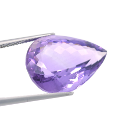 21,61ct  Améthyste Taille Poire 22,45x14,60mm