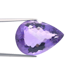 21,61ct  Améthyste Taille Poire 22,45x14,60mm