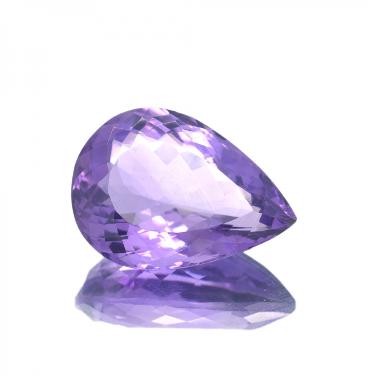 21,61ct  Améthyste Taille Poire 22,45x14,60mm