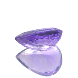 21,61ct  Améthyste Taille Poire 22,45x14,60mm