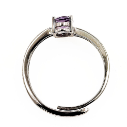 Bague en argent 925 pierres précieuses