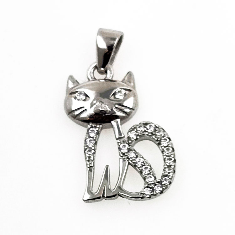 Zirkon-Anhänger aus 925 Sterling Silber