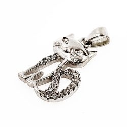 Zirkon-Anhänger aus 925 Sterling Silber
