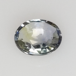 0,85 ct Saphir im Ovalschliff 6,4x5,3 mm