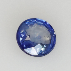 0,48ct Saphir Rundschliff 4,5 mm