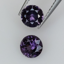 1,17ct Spinell rund Größe 5,3-5,4mm