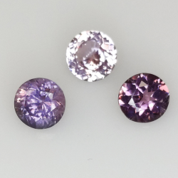1,70ct Spinell rund Größe 5,1-5,2mm