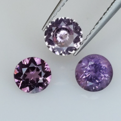 1,70ct Spinell rund Größe 5,1-5,2mm