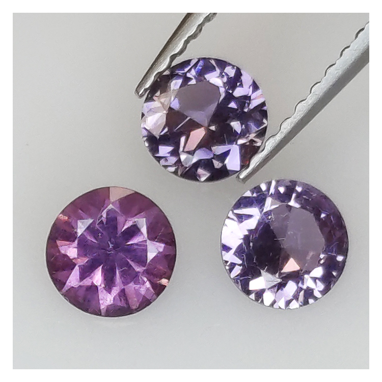 1,25ct Spinell rund Größe 4,7-4,8mm