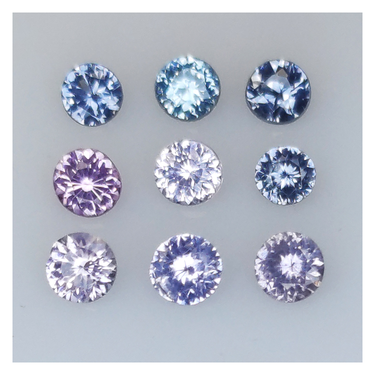1,58ct Espinela Talla Redonda 3,0-3,6mm