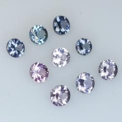 1,58ct Espinela Talla Redonda 3,0-3,6mm