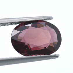 2,98 ct Rodolita Talla Ovalada