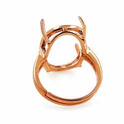 DIY Anillo de Plata 925 bañado en oro rosa