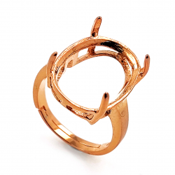 DIY Anillo de Plata 925 bañado en oro rosa