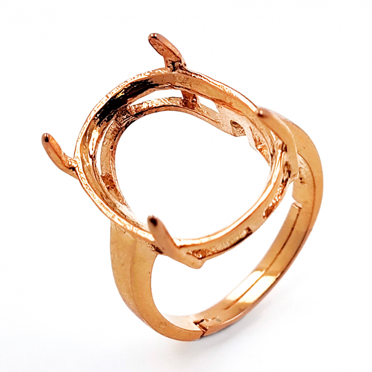 DIY Roségold 925 Sterling Silber Ring