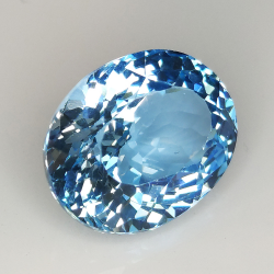 16.14ct Topacio Azul talla oval 16.16x13.07mm