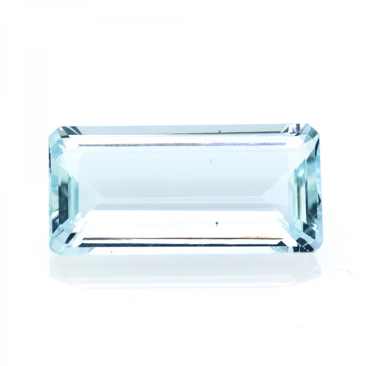 8,17 ct. Aquamarin Smaragd Schnitt