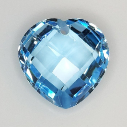 11,92 ct  topazio cuore13,94 x 14,08 x 7,81mm