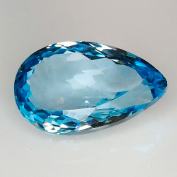 10.44 ct  Pear topaz 16.70 x 10.39 x 7.11 mm