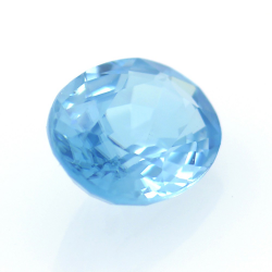 1,70 ct  Blauer Zirkon Oval Schnitt