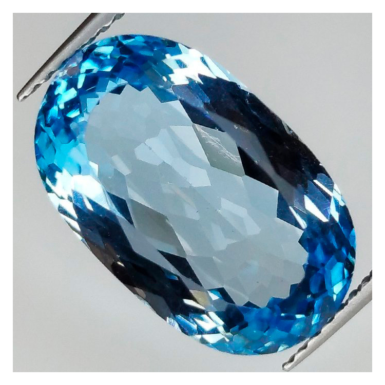 10,28 ct ovaler Topas 16,01 x 9,92 x 6,91 mm