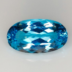 11,17 ct 17,25 x 9,62 x 7,63 mm ovaler Topas