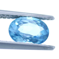 1,70 ct Blue Zircon