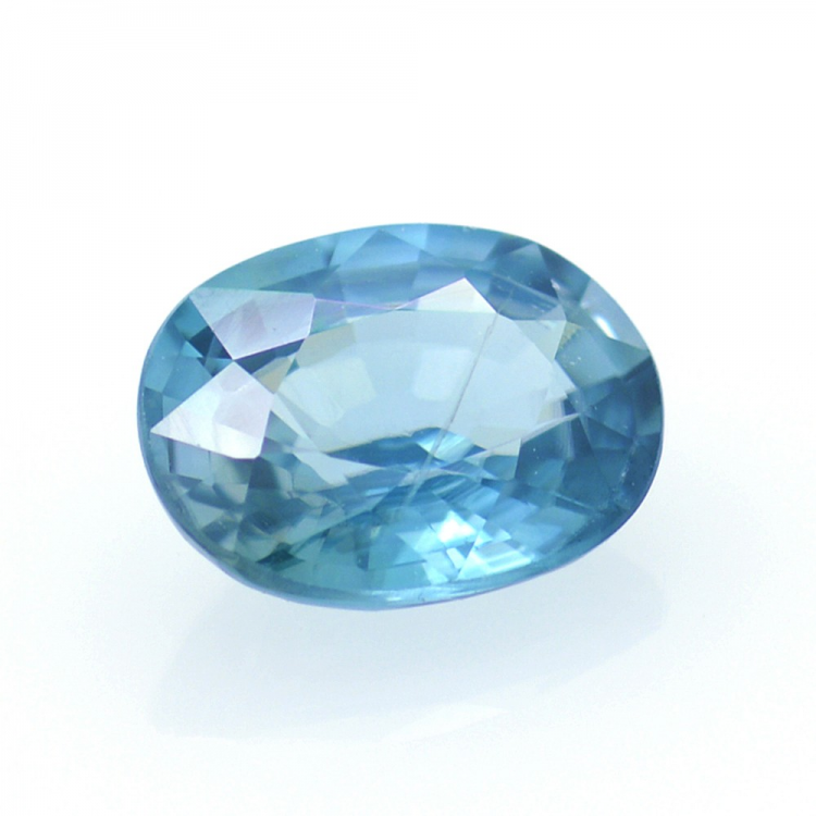 1,88 ct Blauer Zirkon Oval Schnitt