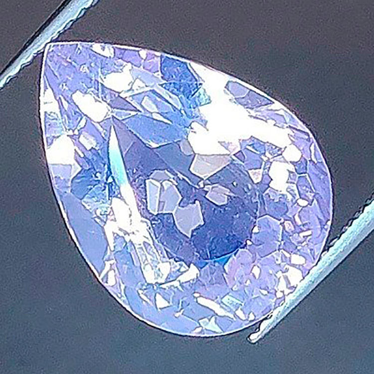 8.67 ct Amethyst Lavender Pear Cut 16.54 x 12.07 x 8.60 mm