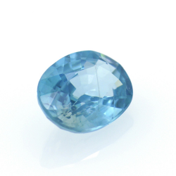 1,88 ct  Zircon Bleu Taille Ovale