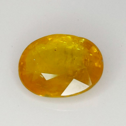 2,57 carati Zaffiro ovale 9,62 x 7,41 x 3,70 mm