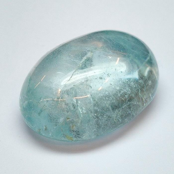 49.63 ct Natural Aquamarine Oval Cabuchon 23.99 x 17.82 x 11.85 mm