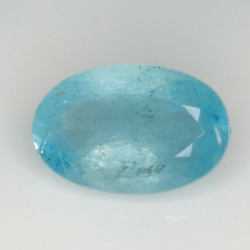 10.28 ct Aguamarina Oval 17.00 X 11.19 X 7.29 mm