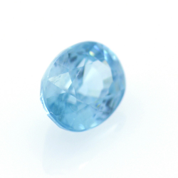  2,16 ct Zircon Bleu Taille Ovale