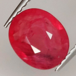 1.40 ct Oval Ruby 7.63 x 6.43 x 2.87 mm