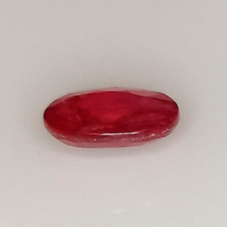 1,40 ct Rubí oval de 7,63 x 6,43 x 2,87 mm
