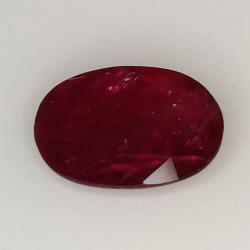 1,12 ct Rubí ovalado 8,36 x 6,05 x 2,06 mm