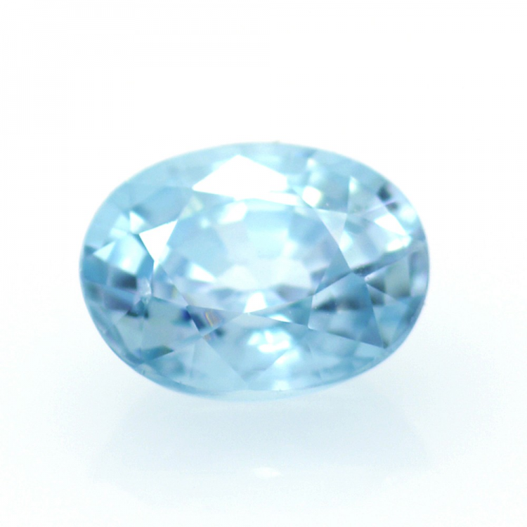 1,99 ct Zircón Azul Talla Ovalada