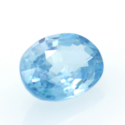 1,76 ct  Zircón Azul Talla Ovalada