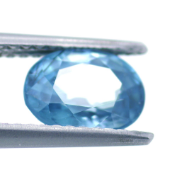 1,95 ct Zircon Bleu Taille Ovale