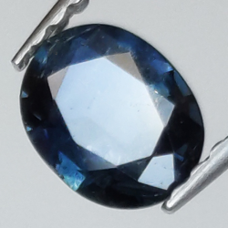 0,63ct Saphir im Ovalschliff 6x5 mm