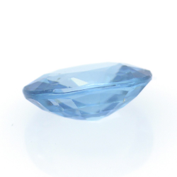 1,65 ct Blue Zircon cut oval