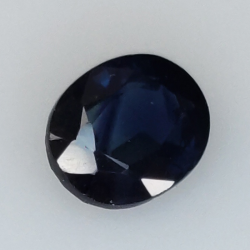 0,89ct Zafiro talla oval 6x5 mm
