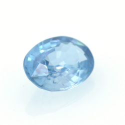 1,65 ct Blue Zircon cut oval