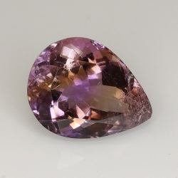 9,49 ct Amétrine poire naturelle 16,13 x 12,47 x 9,02 mm