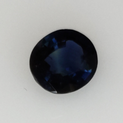 0,77ct Zaffiro taglio ovale 6x5 mm