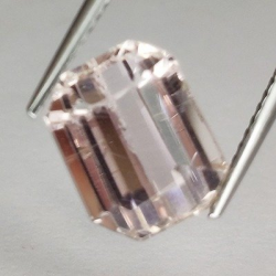 6,95 ct Kunzite smeraldo naturale dimensioni 10,37 x 8,08 x 8,49 mm