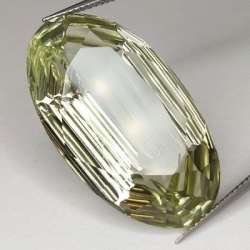 27,79 ct Prasiolite Special Cut 24,91 x 17,26 x 11,89 mm