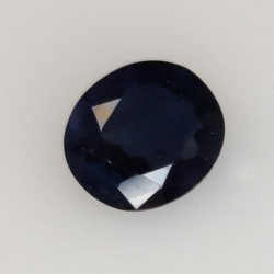 0,66ct Saphir de taille ovale 6x5 mm