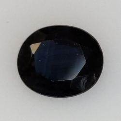 0,75ct Saphir de taille ovale 6x5 mm